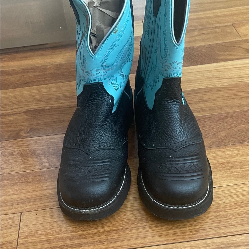 Justin western men boots size 10 B